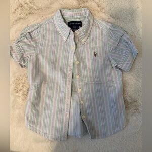 Ralph Lauren Kids Multicolor Striped Button-Down Shirt